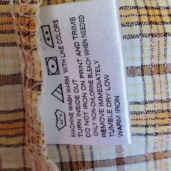 Western Shirt with Snap Close Decorative Stitching. Plaid Rodeo Stampede Country - Picture 11 of 11